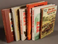 Six volumes - Ouvrages de référence militaires jusqu'en 1945