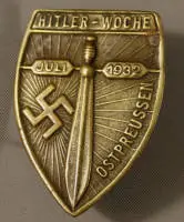 Herinneringsinsigne Hitlerweek juli 1932 Oost-Pruisen