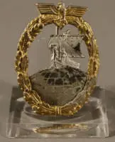 Décoration de guerre pour croiseur auxiliaire, Reich allemand 1933-1945