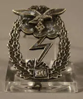 Insignia de combate terrestre de la Luftwaffe alemana, Reich alemán 1933-45