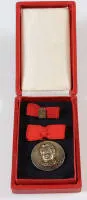 Medalla Fritz Heckert FDGB en plata 900, RDA 1949 - 1989