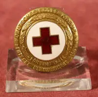 Rote Kreuz Auszeichnung mit Verleihungs-Nummer Stufe Gold, DDR 1950-59