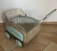 Cochecito combinado para muñecas de los años 50-60 del siglo XX, RDA