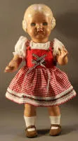 Puppenmädchen Bärbel, erste Drittel des 20. Jh., deutsch