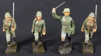 Jucărie militară, 4 soldați, marca Lineol Germany înainte de 1945, germană