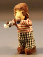 Peluche "Scimmia che beve", RFT anni '50