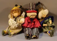 Porcelænshoveddukker, anden halvdel af det 20. årh., BRD