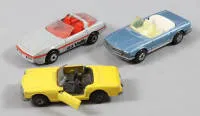 Igračka, 3 Matchbox kabrioleta, razni modeli, druga polovica 20. st.
