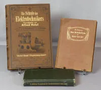 Cărți de specialitate de electrotehnică și construcții, anii 1892-1907