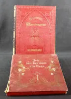 Zwei christliche Bücher, Historismus um 1900, deutsch