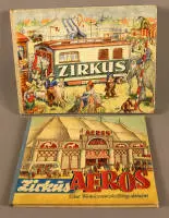 Dvije dječje knjige "Cirkus" 50-ih/60-ih godina DR Njemačke