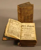 Dvě bible Písmo svaté z Wernigerode 1771/1772