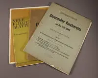 Collection de divers artistes et villes, portfolios XIXe-XXe s., allemand