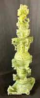 Brûle-encens en pierre de jade, seconde moitié du 20e s., Chine