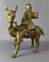 Représentation figurée de Confucius, Chine, 19e s.