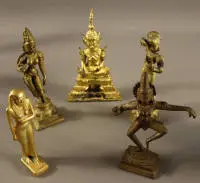 Représentations de divinités, 2e moitié du 20e s., Asie
