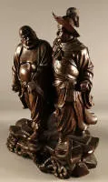 疑为中国战神关羽及随从像,约1900年 中国