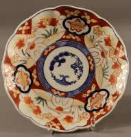 Assiette japonaise Imari du 19e s., Japon