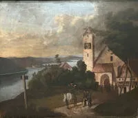 Senbiedermeier billedur omkring 1840-60, sydtysk