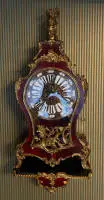 Horloge murale rococo, France milieu du XIXe s.