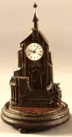 Horloge en forme de tour, milieu du XIXe siècle, allemande