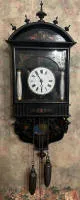 Horloge murale Biedermeier, Allemagne centrale vers 1840