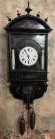 Horloge murale Biedermeier, Allemagne centrale vers 1840