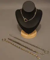 Quatre chaînes de montre de gousset, premier tiers du 20e s., allemandes