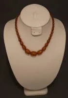 Collar de ámbar butterscotch de Königsberg, Imperio Alemán hacia 1920