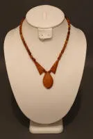 Collier Art déco en ambre butterscotch de Königsberg, 1920-1930
