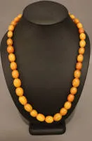 1920'lerden Königsberg butterscotch bayan kolye
