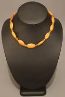 Collier de jeune fille en ambre butterscotch de Königsberg des années 1920