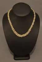 Magnificent Italian rope chain 750 gold plating, second half of the 20th c.