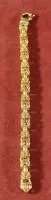 Splendido bracciale a corda, placcatura 750, seconda metà del XX sec., Italia