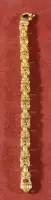 Magnifique bracelet corde plaqué or 750, seconde moitié du 20e s., Italie