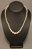 Collier femme en perles de culture, milieu du 20e siècle