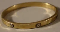 Cartier armring i gull, 1970-90-årene, Frankrike