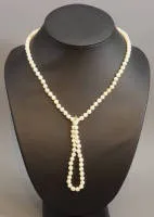 Collana di perle coltivate con bracciale abbinato, seconda metà del XX secolo, tedesca
