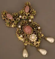 Broche historiciste vers 1880, allemande