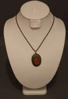 Jugendstil ketting met zilveren hanger, 2e helft 20e eeuw, Duits