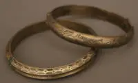 Deux bracelets en argent vers 1920, allemands