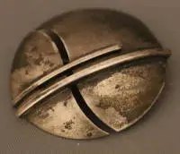 Broche en argent design des années 1950, RFA