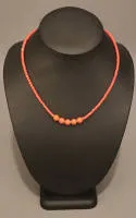 Collier de corail pour dame, seconde moitié du 20e s., allemand