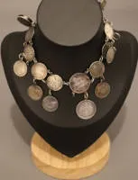Bracelet de pièces en argent, Autriche 1887