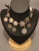 Bracelet de pièces en argent, Autriche 1887