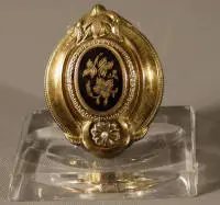 Broche Biedermeier vers 1830-40, allemande