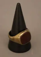 Chevalière homme en or, années 1920, allemande