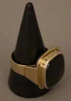 Magnifique chevalière en or, années 1980, allemande