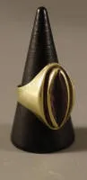 Goldener Damenring, zweite Hälfte des 20. Jh., deutsch