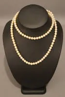 Collier continu de perles de culture et plus, seconde moitié du 20e s., allemand